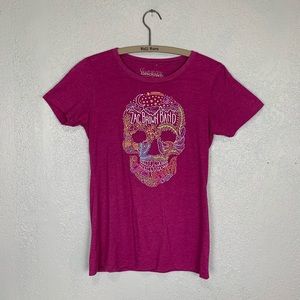 Zac Brown Band graphic skull concert tour T-shirt